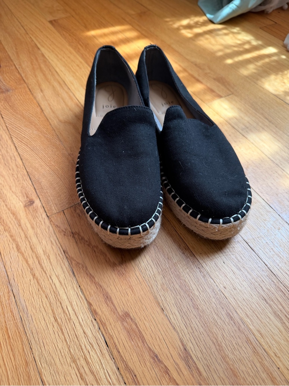 Joie Black Slip-On Loafers - Picture 2 of 3